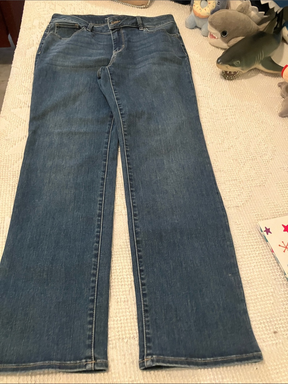 Chico’s • 1 • Straight Leg Jean Denim Blue Jeans